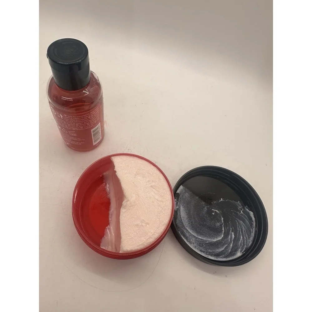 The Body Shop Strawberry Body Butter 1.69 oz Shower Gel 2 oz New Unused Lot